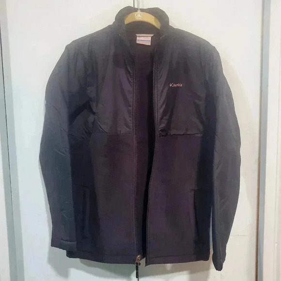 Columbia Other - Columbia Jacket fleece Youth L (14/16) Black Like New condition zip front